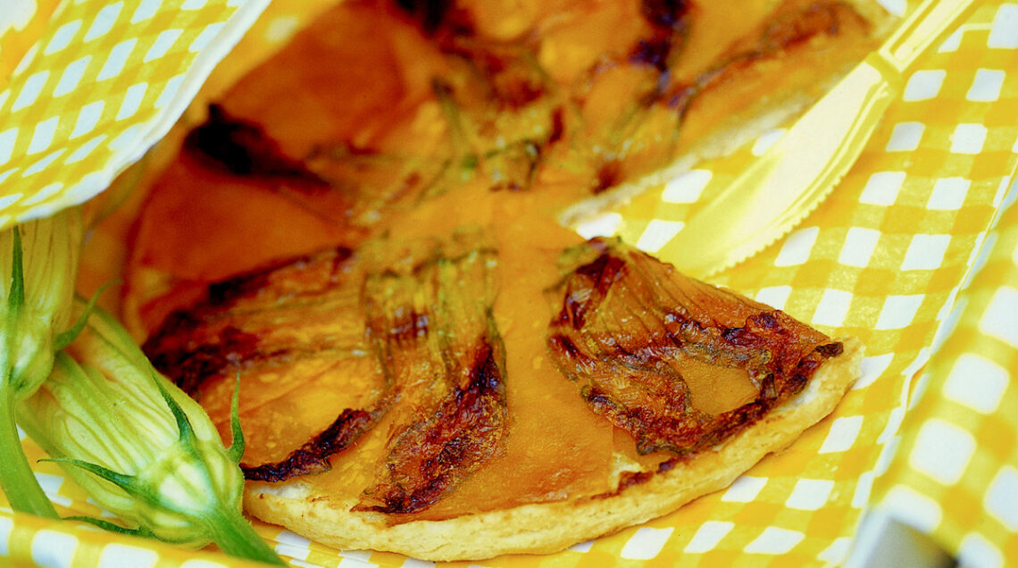 tatin di zucca con la salsiccia