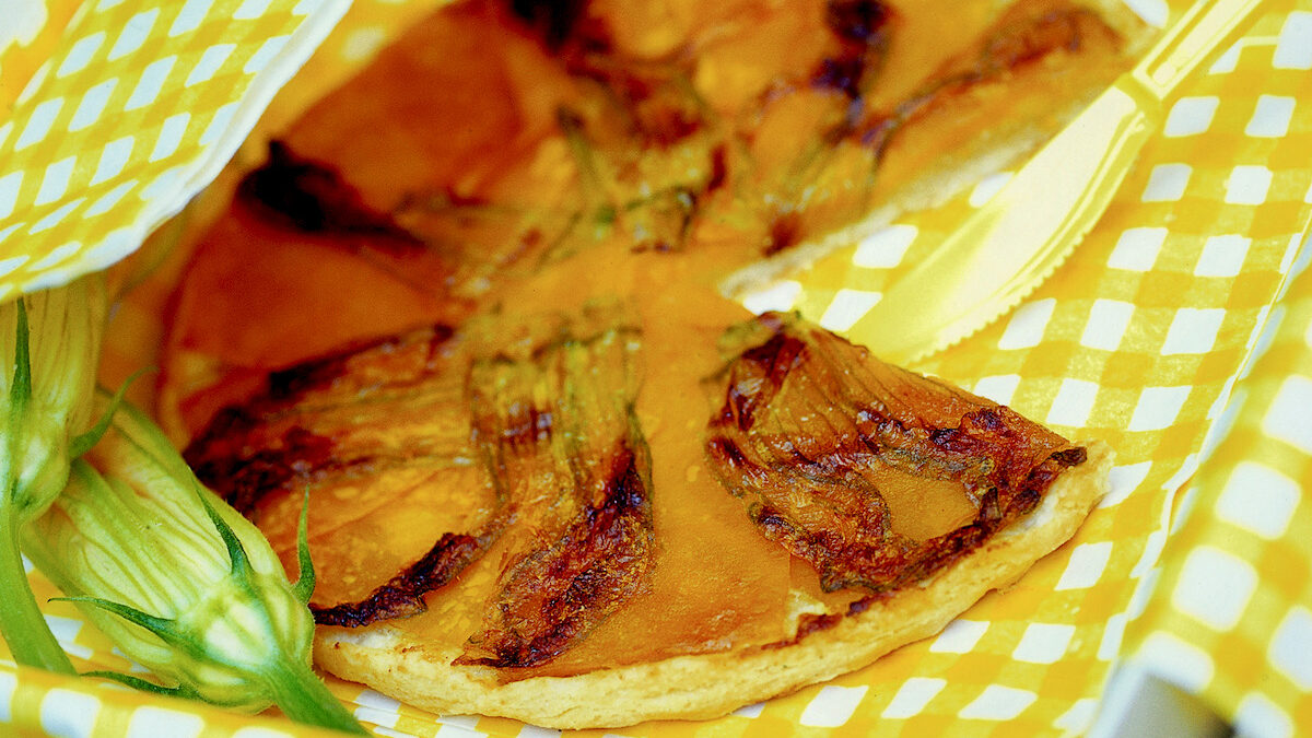 Tatin di zucca con la salsiccia