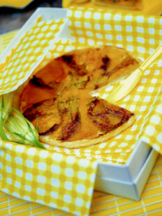 tatin di zucca con la salsiccia