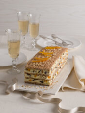 Millefoglie di meringa con mascarpone