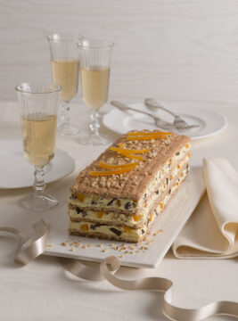 Millefoglie di meringa con mascarpone