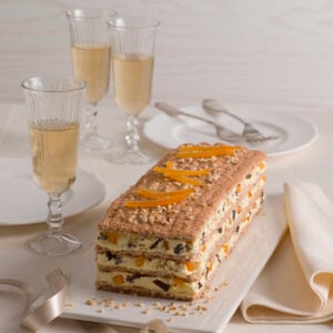 Millefoglie di meringa con mascarpone