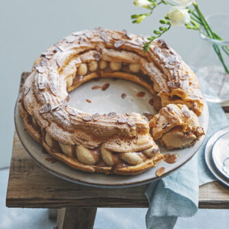 Paris brest con mousseline e pralinato