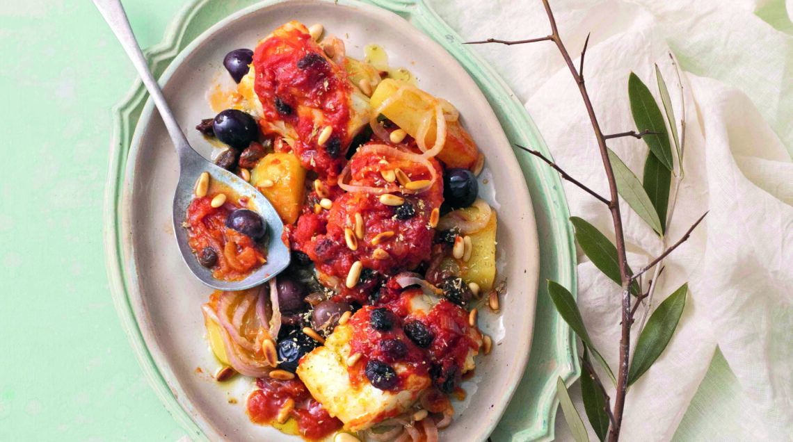 baccalà al pomodoro