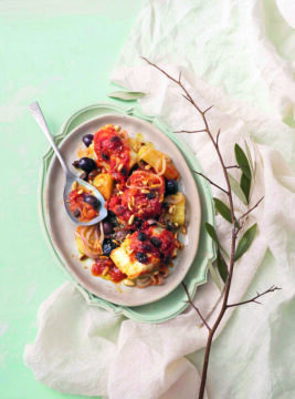 baccalà al pomodoro
