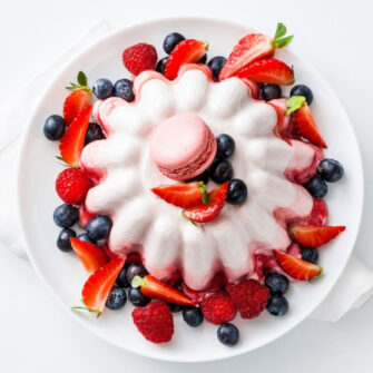 Bavarese ai frutti di bosco