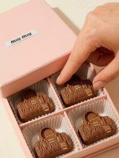 cioccolatini a forma di borsette miu miu