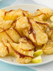 Mele caramellate al sesamo