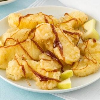 Mele caramellate al sesamo