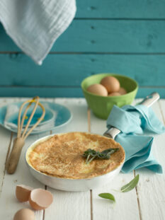 padella con omelette soufflé