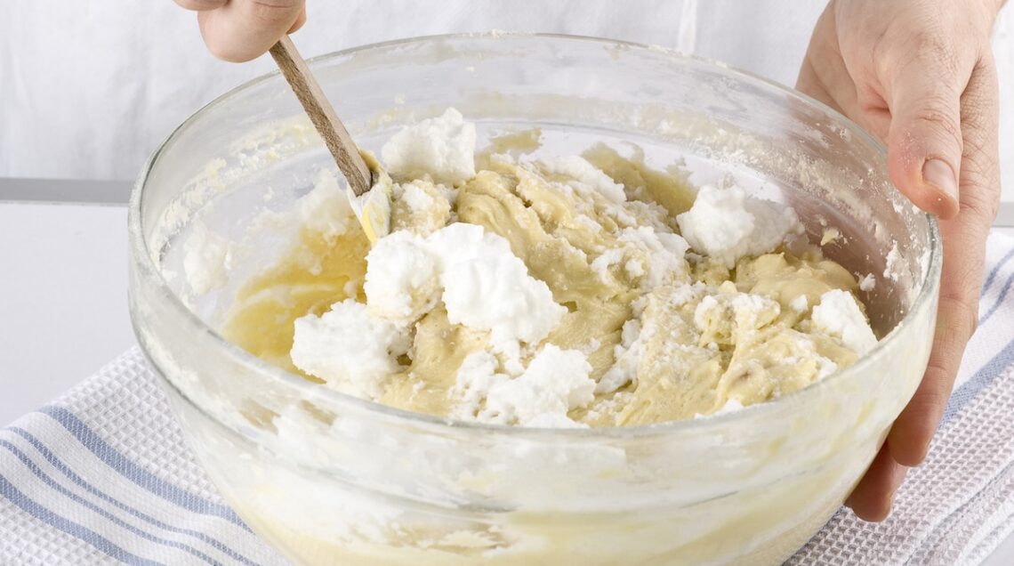 impasto con albumi montati