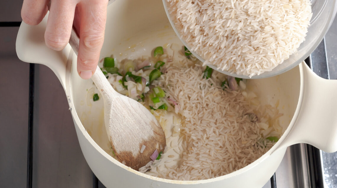 come usare il riso pilaf