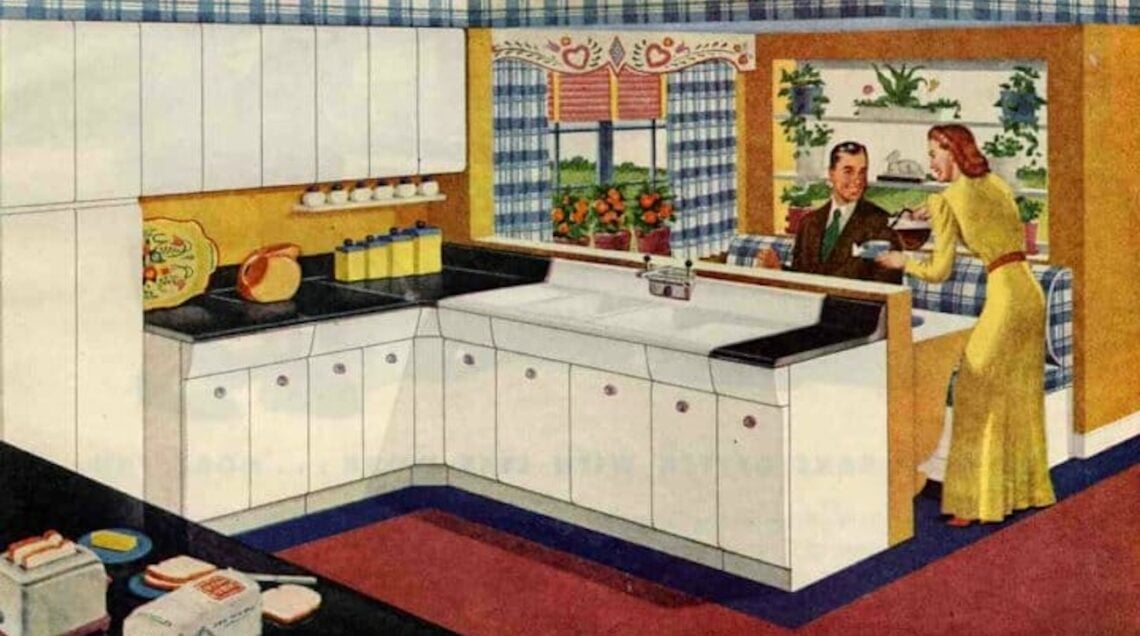 Una cucina americana nel 1946