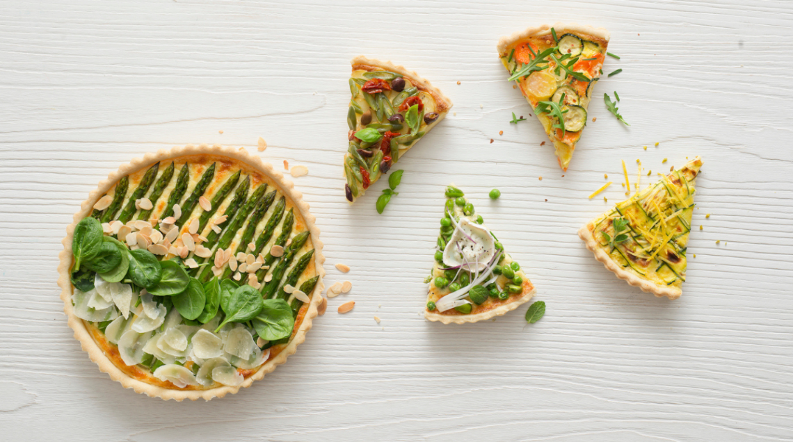 un solo guscio e 5 farce per torte salate