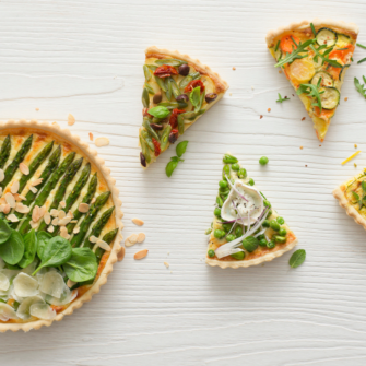 un solo guscio e 5 farce per torte salate