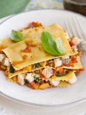 Lasagnette al ragù di dentice, sarago e peperoni dolci