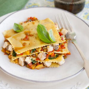 Lasagnette al ragù di dentice, sarago e peperoni dolci