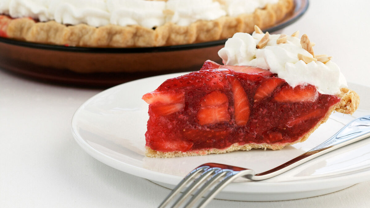 Crostata di fragole al kirsch