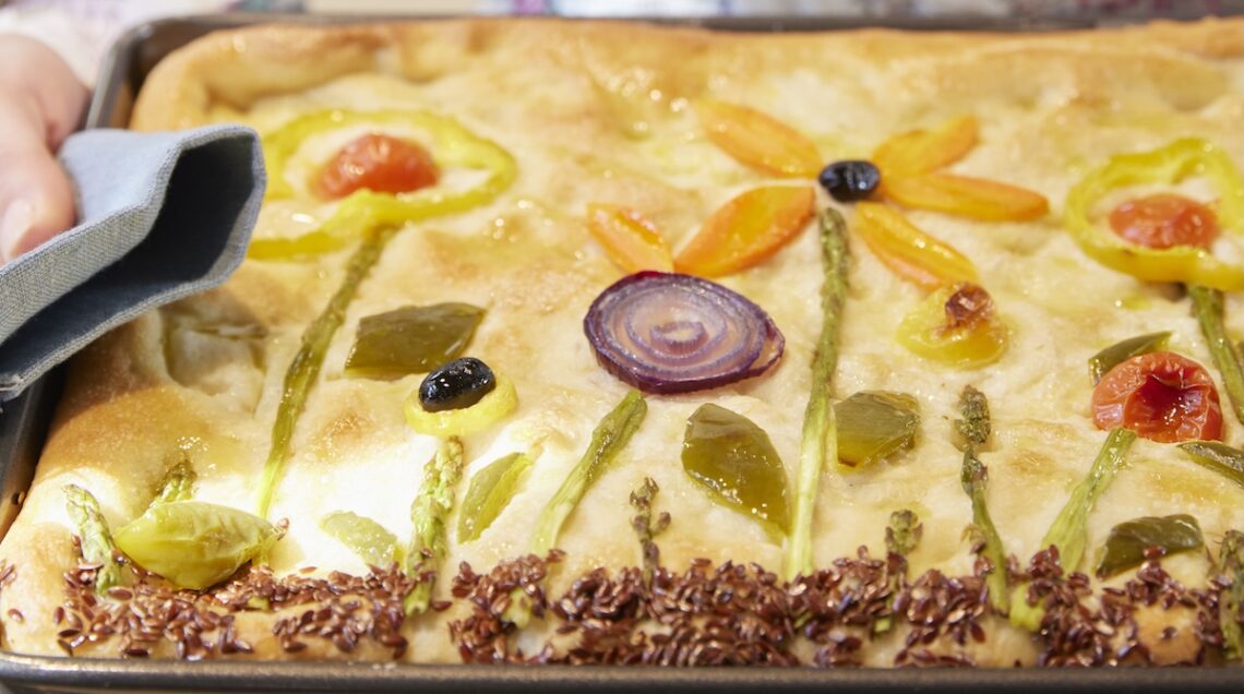 Focaccia primavera