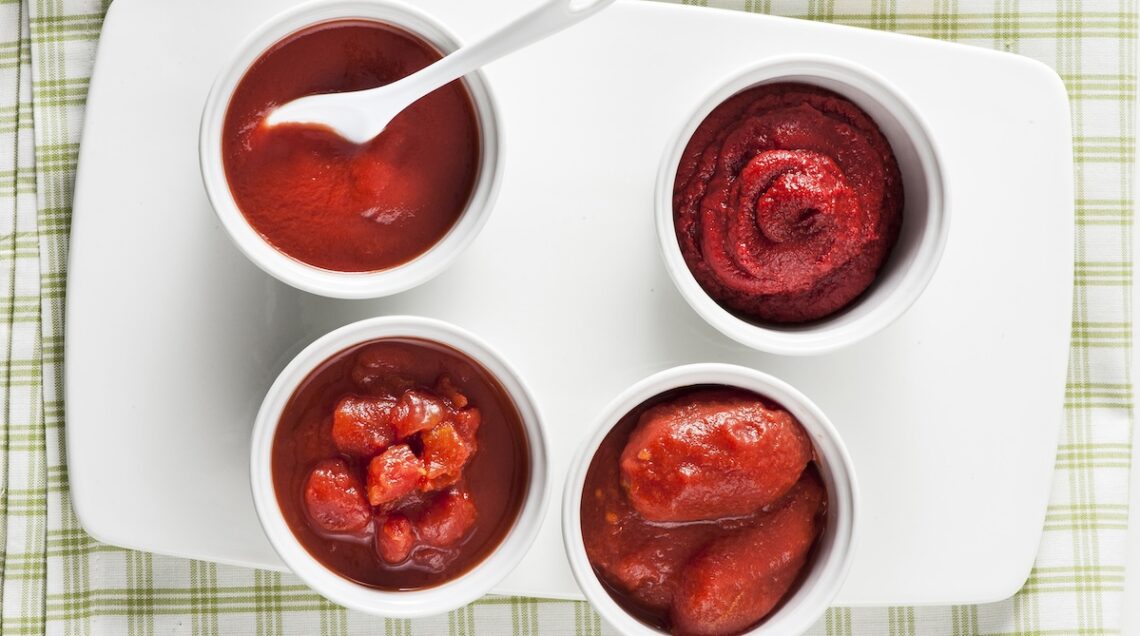 polpa di pomodoro, passata e concentrato