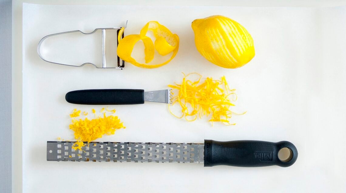 scorze, grattugia, pelapatate e rigalimoni