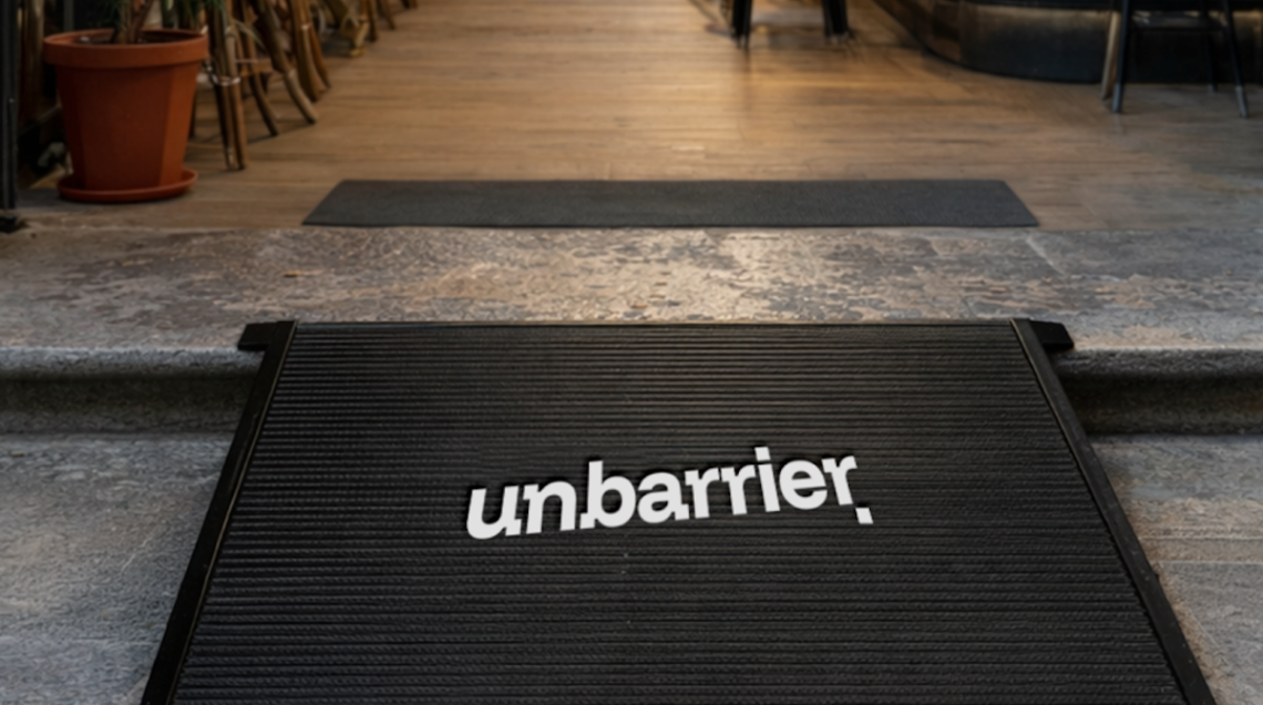 ramba mobile per ingresso in un locale