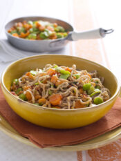 tagliolini integrali con ragù di coniglio