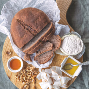 pane rustico con lardo