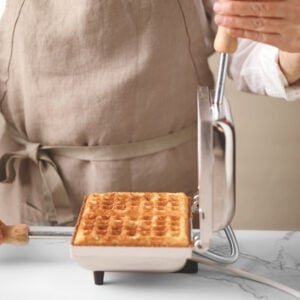 Gaufre de Liège alla piastra