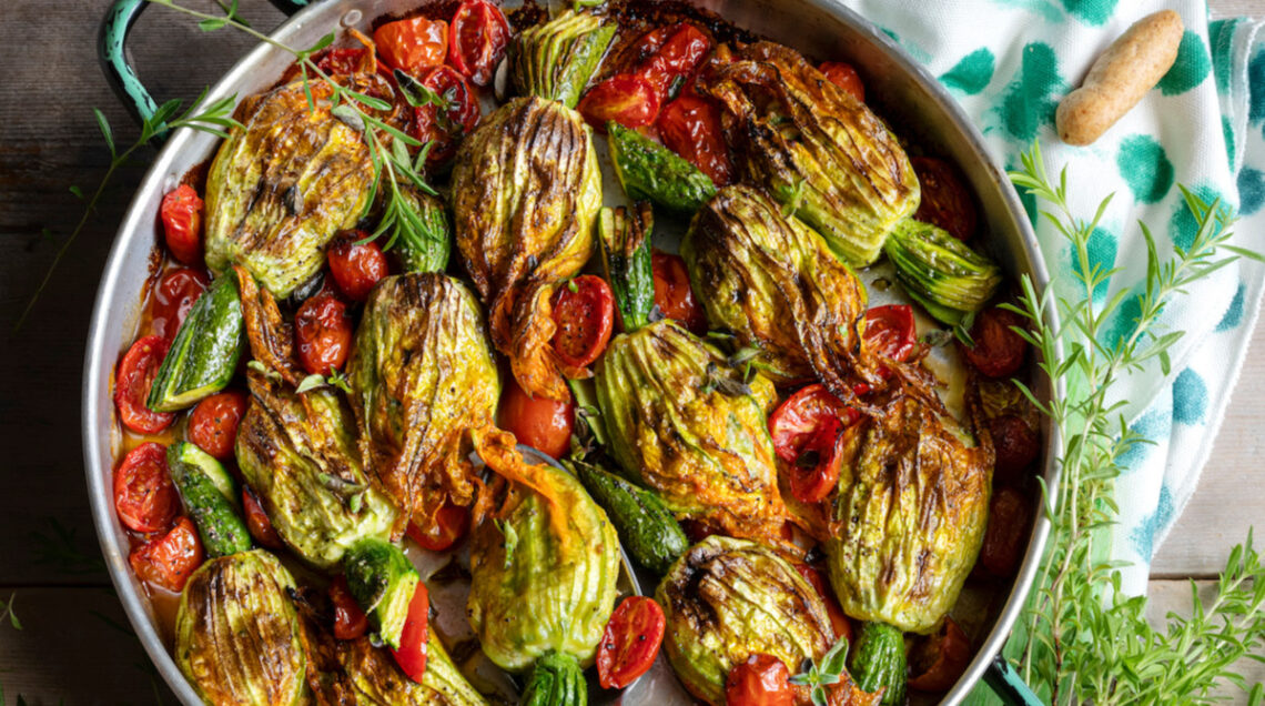 Fiori Di Zucca Farciti Con Zucchine E Ricotta