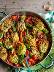 Fiori Di Zucca Farciti Con Zucchine E Ricotta