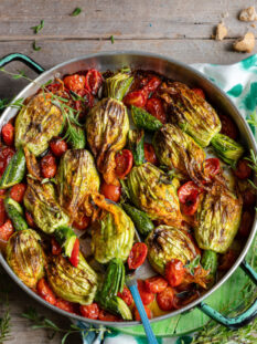 Fiori Di Zucca Farciti Con Zucchine E Ricotta