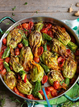 Fiori Di Zucca Farciti Con Zucchine E Ricotta