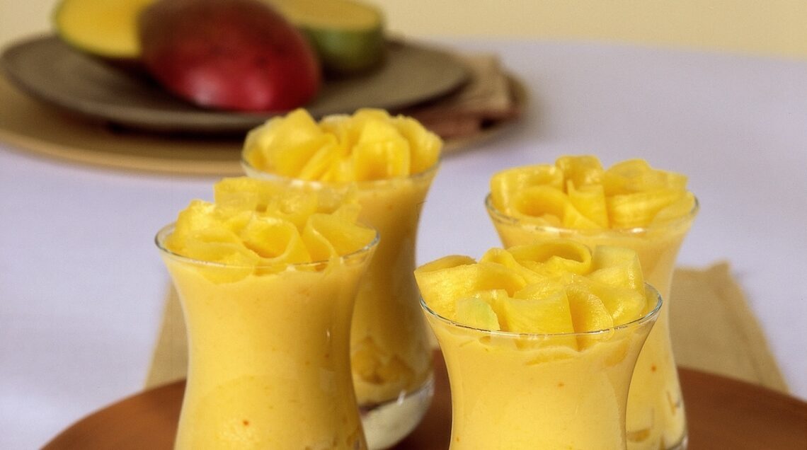 Kulfi di mango, semifreddo