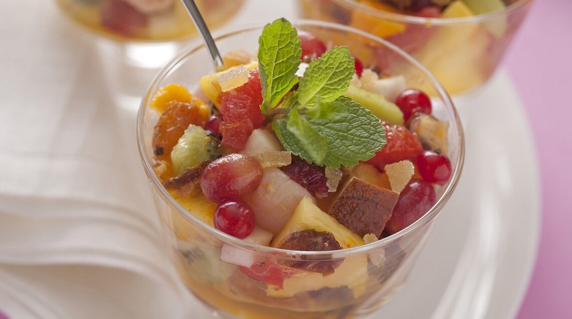 Macedonia ricca di frutta mista