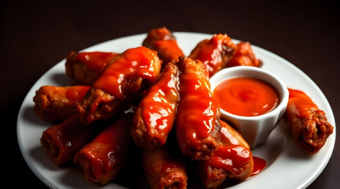 salsa piccante per le alette buffalo wings