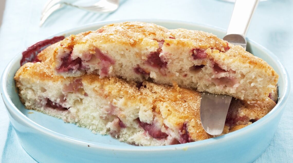 Torta di fragole allo yogurt