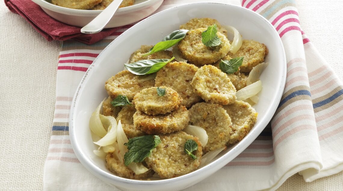 cotolettine di melanzane e menta