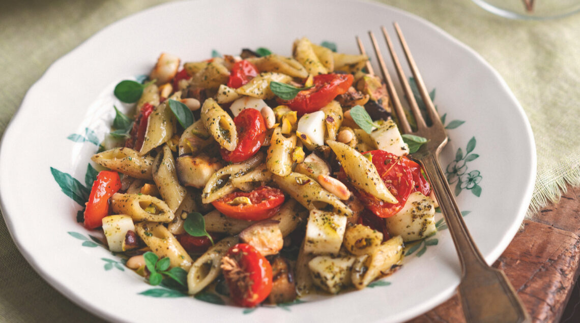 Insalata Di Pasta Al Pesto Di Aromi -