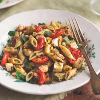 Insalata Di Pasta Al Pesto Di Aromi -