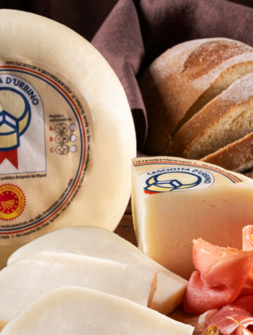 casciotta di urbino con salumi