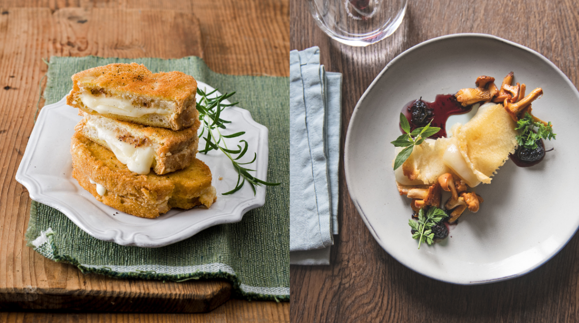 casciotta ricette: in carrozza e d'inverno