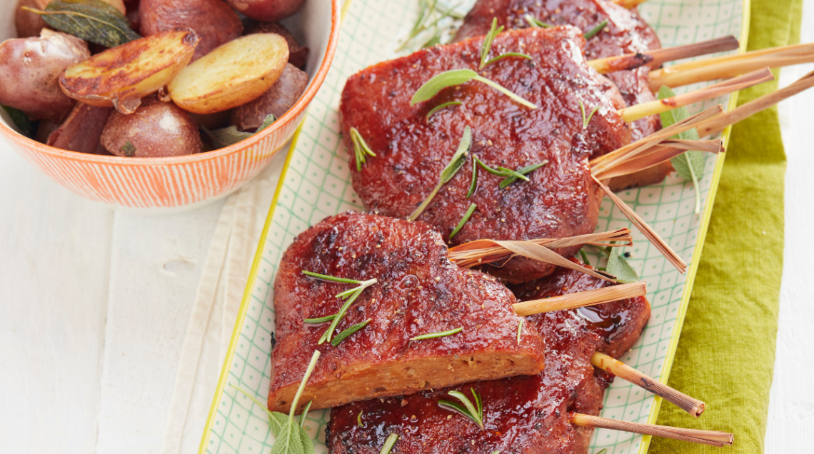 costine di seitan al lemon grass