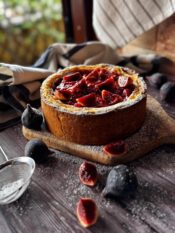 flan parisien con fichi