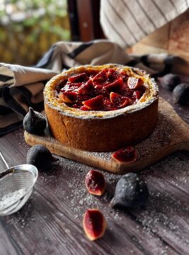 flan parisien con fichi