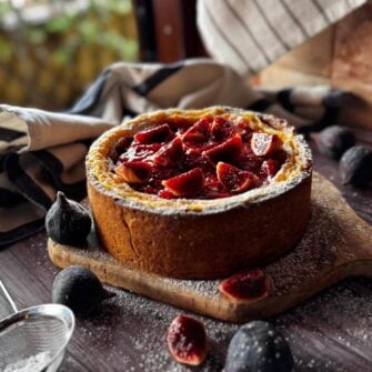 flan parisien con fichi