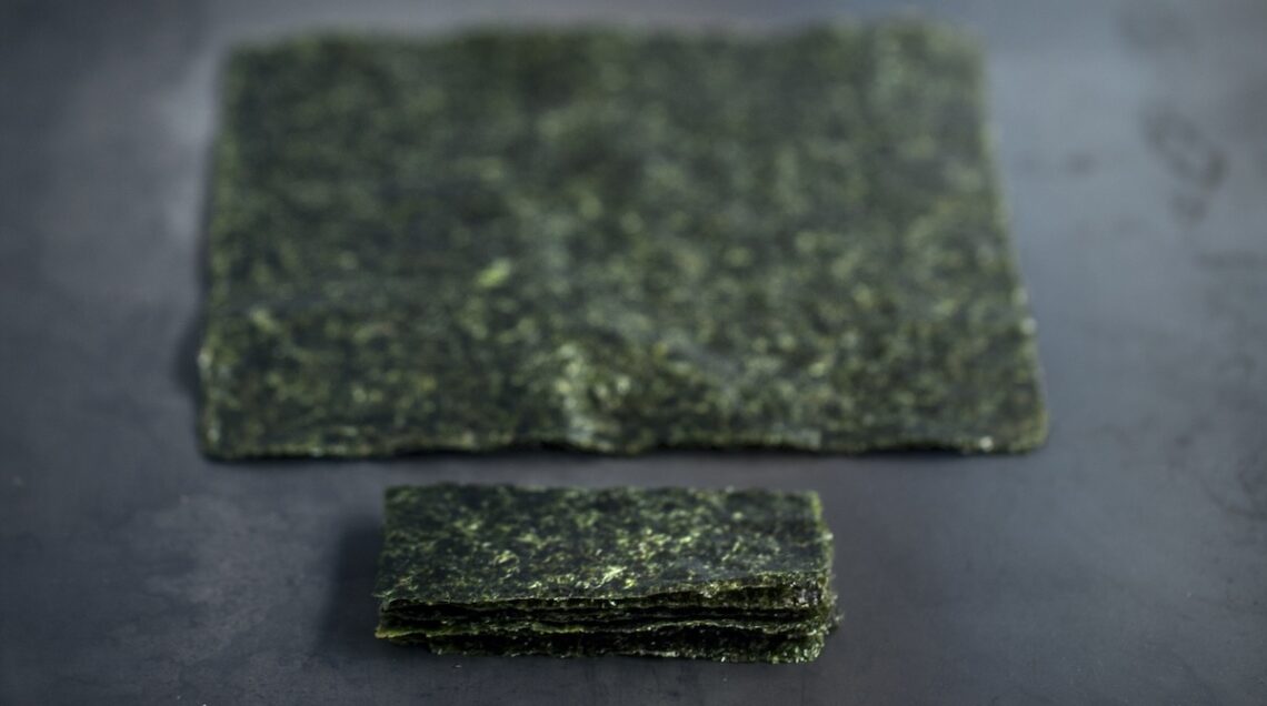 fogli di alga nori