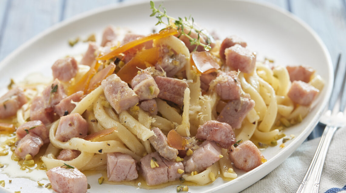 SCIALATIELLI TONNO, BOTTARGA E LIMONE DI AMALFI