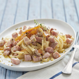 SCIALATIELLI TONNO, BOTTARGA E LIMONE DI AMALFI