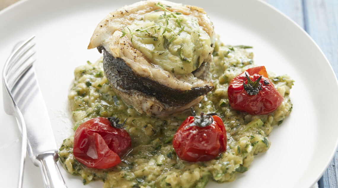 TURBANTINI DI BRANZINO CON ZUCCHINE